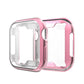 Frerndorf | Volle Abdeckung Plating TPU Hülle für Apple Watch Series 5 & 4 40mm (Rosa)