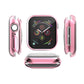 Frerndorf | Volle Abdeckung Plating TPU Hülle für Apple Watch Series 5 & 4 40mm (Rosa)