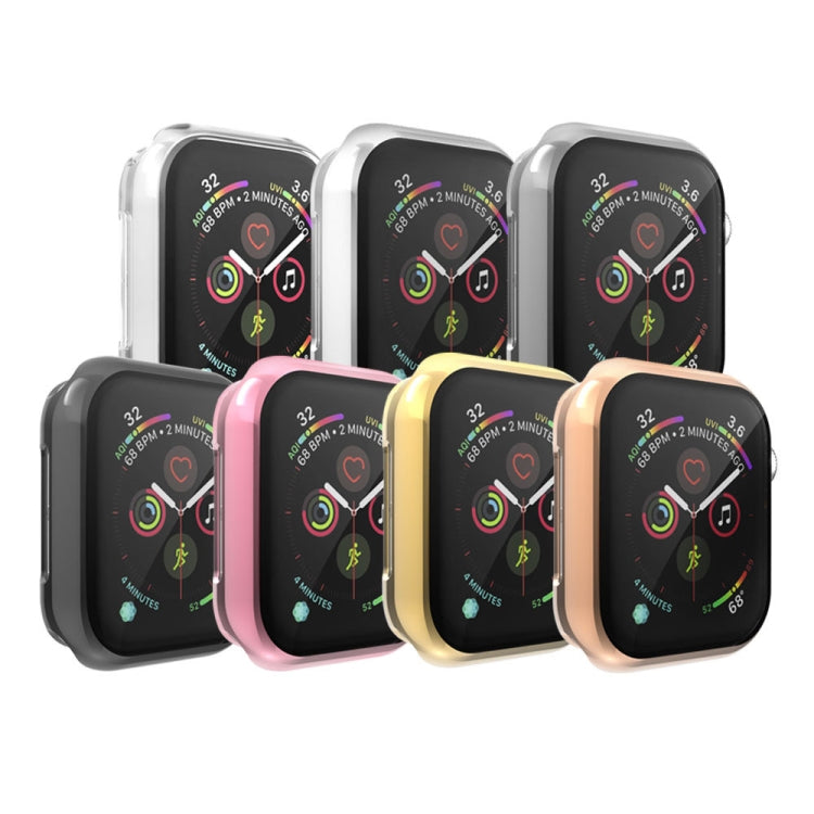 Frerndorf | Volle Abdeckung Plating TPU Hülle für Apple Watch Series 5 & 4 40mm (Rosa)