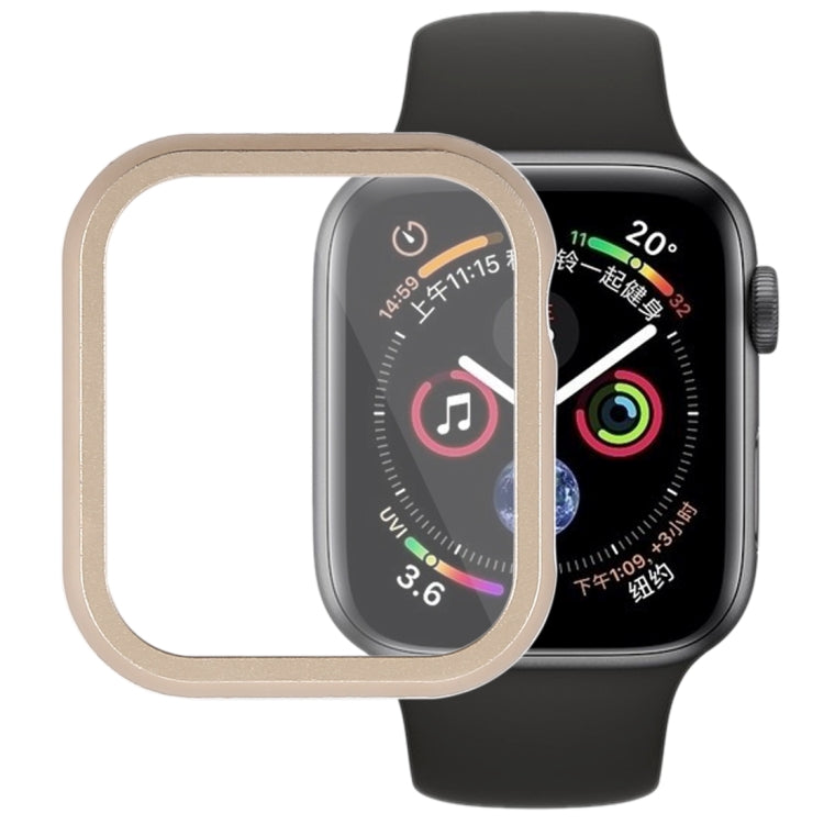 Frerndorf | Metall Frontrahmen Schutzgehäuse für Apple Watch Series 5 & 4 40mm (Gold)
