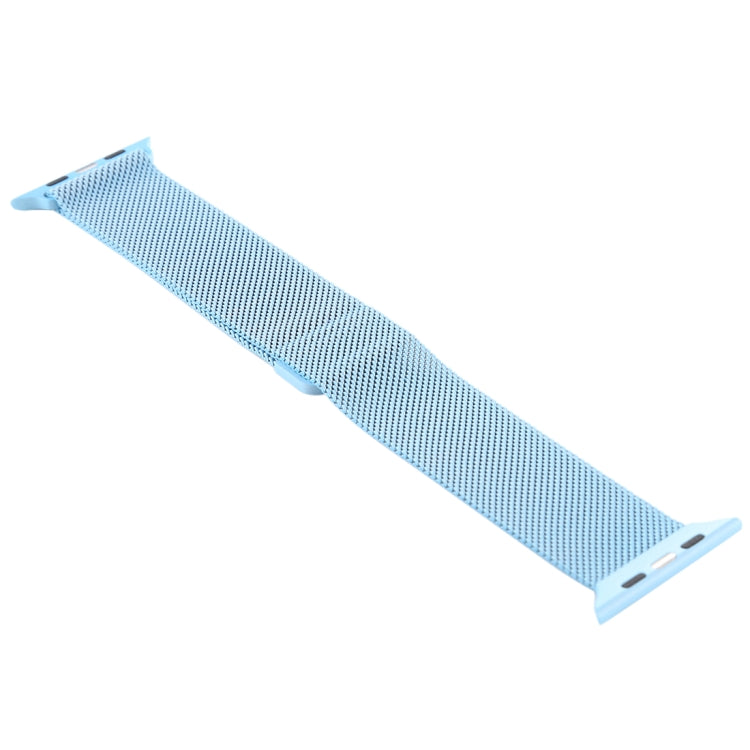 Frendorf | Für Apple Watch Series 7 41mm / 6 & SE & 5 & 4 40mm / 3 & 2 & 1 38mm Farbwechselndes Magnetisches Nylon-Uhrenarmband (Himmelblau)