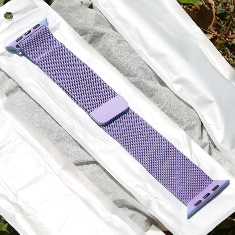 Frendorf | Für Apple Watch Series 7 41mm / 6 & SE & 5 & 4 40mm / 3 & 2 & 1 38mm Farbwechselndes Magnetisches Nylon-Uhrenarmband (Himmelblau)