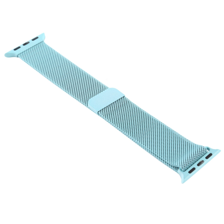 Frendorf | Für Apple Watch Series 7 41mm / 6 & SE & 5 & 4 40mm / 3 & 2 & 1 38mm Farbwechselndes Magnetisches Nylon-Uhrenarmband (Baby Blau)