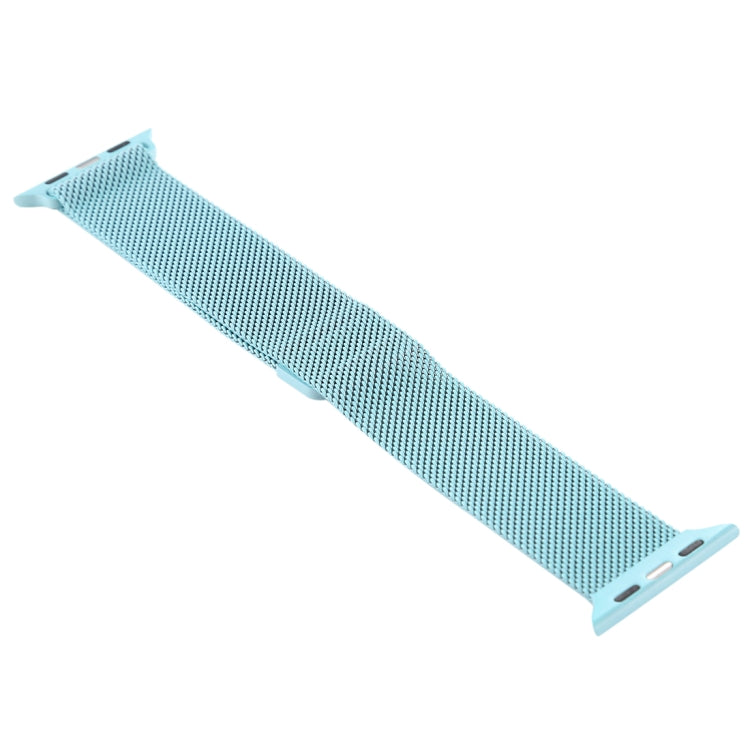 Frendorf | Für Apple Watch Series 7 41mm / 6 & SE & 5 & 4 40mm / 3 & 2 & 1 38mm Farbwechselndes Magnetisches Nylon-Uhrenarmband (Baby Blau)