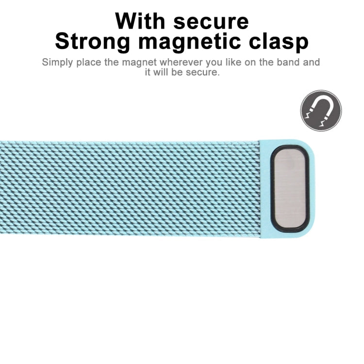 Frendorf | Für Apple Watch Series 7 41mm / 6 & SE & 5 & 4 40mm / 3 & 2 & 1 38mm Farbwechselndes Magnetisches Nylon-Uhrenarmband (Baby Blau)