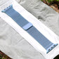 Frendorf | Für Apple Watch Series 7 41mm / 6 & SE & 5 & 4 40mm / 3 & 2 & 1 38mm Farbwechselndes Magnetisches Nylon-Uhrenarmband (Baby Blau)