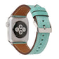 Frendorf | Für Apple Watch Series 10 42mm / 9&8&7 41mm / SE 3&SE 2&6&SE&5&4 40mm / 3&2&1 38mm Frischer Stil Echtes Leder Uhrarmband (Grün)