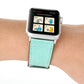 Frendorf | Für Apple Watch Series 10 42mm / 9&8&7 41mm / SE 3&SE 2&6&SE&5&4 40mm / 3&2&1 38mm Frischer Stil Echtes Leder Uhrarmband (Grün)