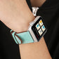 Frendorf | Für Apple Watch Series 10 42mm / 9&8&7 41mm / SE 3&SE 2&6&SE&5&4 40mm / 3&2&1 38mm Frischer Stil Echtes Leder Uhrarmband (Grün)