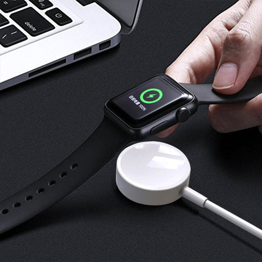 Frendorf | 1m Magnetischer Kabelloser Charger für Apple Watch Series Ultra & 10 / 9 / 8 / 7 / 6 / 5 / 4 / 3 / 2 (Weiß)