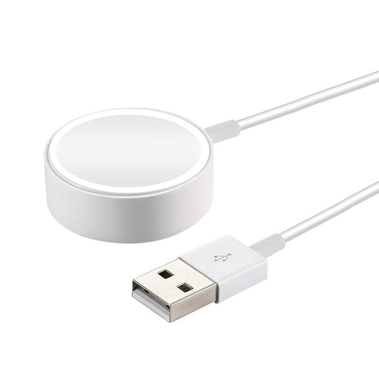Frendorf | 1m Magnetischer Kabelloser Charger für Apple Watch Series Ultra & 10 / 9 / 8 / 7 / 6 / 5 / 4 / 3 / 2 (Weiß)