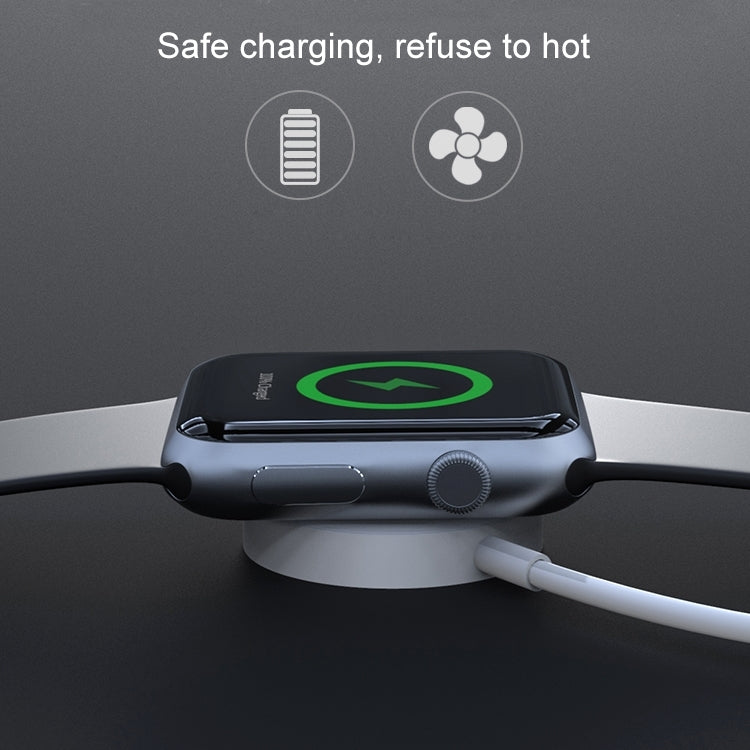 Frendorf | 1m Magnetischer Kabelloser Charger für Apple Watch Series Ultra & 10 / 9 / 8 / 7 / 6 / 5 / 4 / 3 / 2 (Weiß)