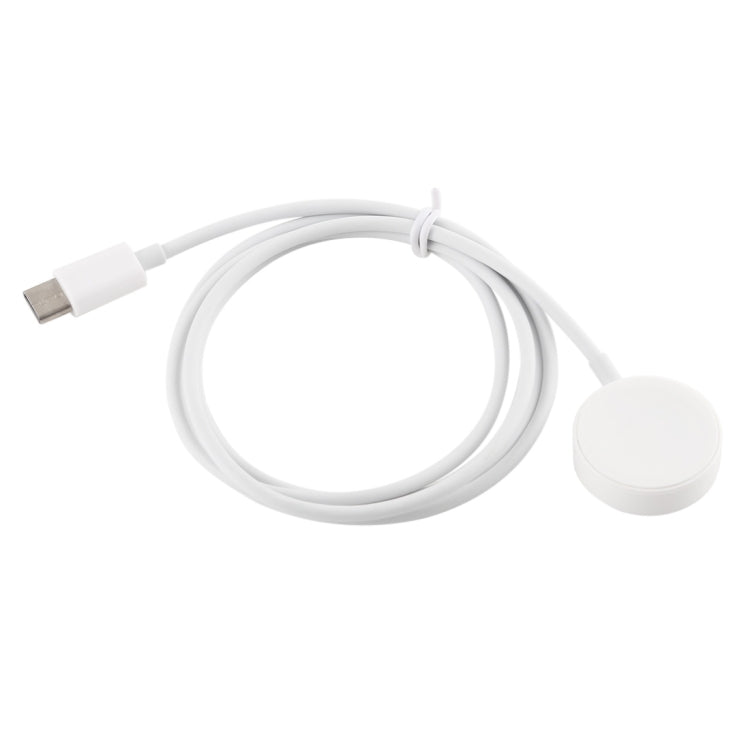 Frendorf | 1m Type-C Universal Tragbarer Magnetischer Drahtloser Ladegerät für Apple Watch Ultra & Ultra 2 & Series 9 & 8 & 7 & 6 & 5 & 4 & 3 & 2 (Weiß)