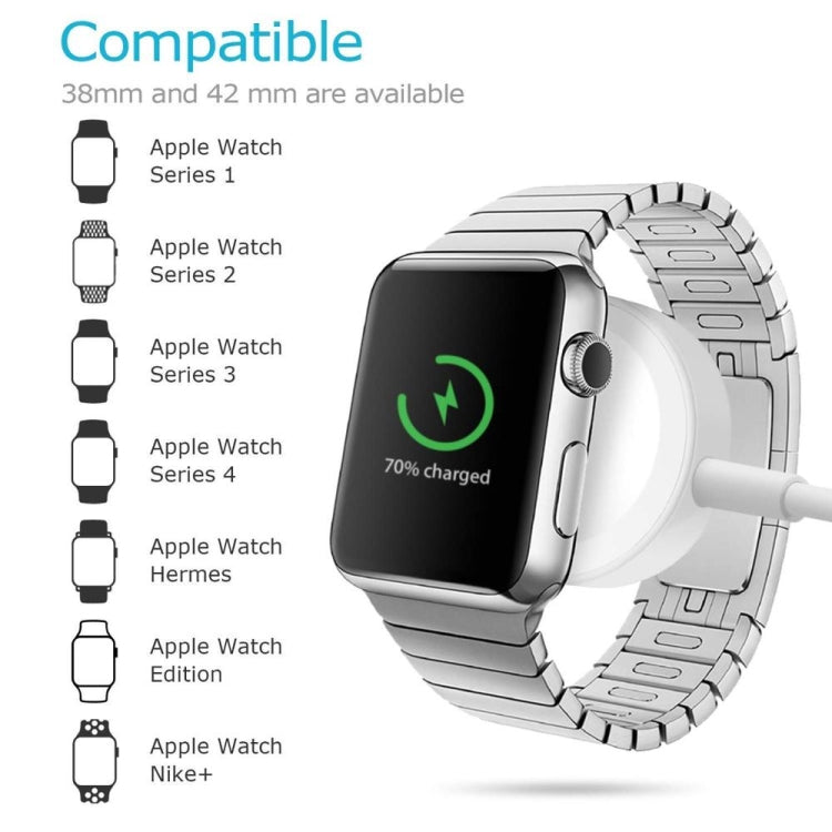 Frendorf | 30 cm Typ-C Universeller Tragbarer Magnetischer Drahtloser Ladegerät für Apple Watch Series Ultra & 8 & 7 & 6 & 5 & 4 & 3 & 2 (Weiß)
