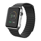 Frendorf | Für Apple Watch 38mm Loop Magnetverschluss Clasp PU Leder Armband (Schwarz)