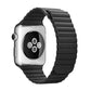 Frendorf | Für Apple Watch 38mm Loop Magnetverschluss Clasp PU Leder Armband (Schwarz)