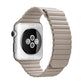 Frendorf | Für Apple Watch 38mm Loop Magnetverschluss Schließe PU Leder Uhrband (Khaki)