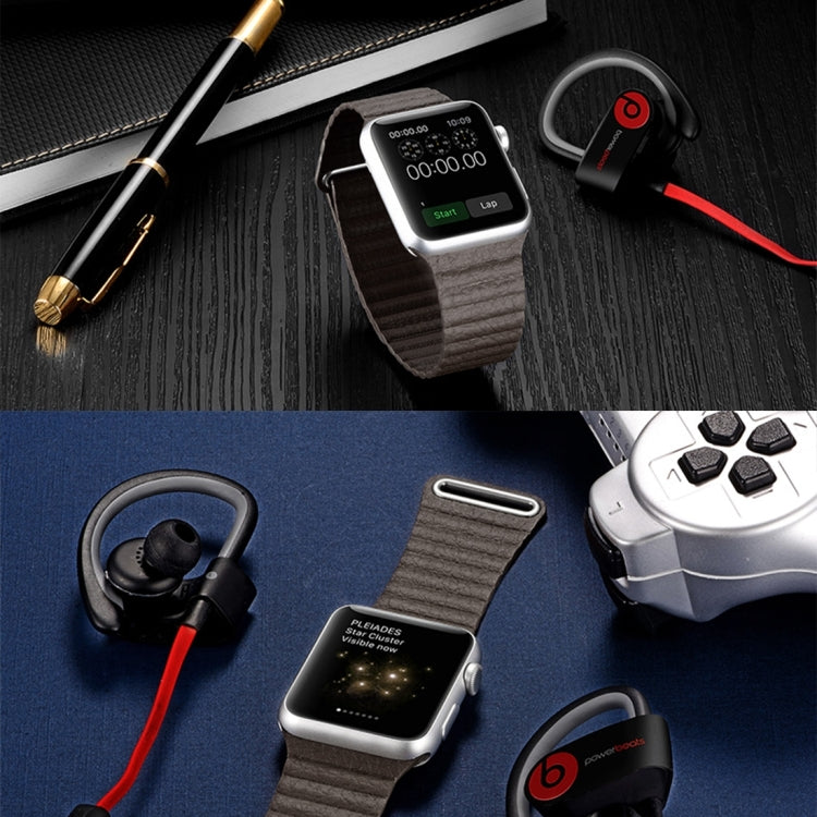 Frendorf | Für Apple Watch 38mm Loop Magnetverschluss Schnalle PU Leder Uhrband (Braun)
