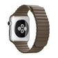 Frendorf | Für Apple Watch 38mm Loop Magnetverschluss Schnalle PU Leder Uhrband (Braun)