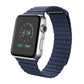 Frendorf | Für Apple Watch 42mm Loop Magnetverschluss Clasp PU Leder Uhrenarmband (Dunkelblau)