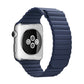 Frendorf | Für Apple Watch 42mm Loop Magnetverschluss Clasp PU Leder Uhrenarmband (Dunkelblau)