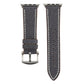 Frendorf | Für Apple Watch Series 10 42mm / 9&8&7 41mm / SE 3&SE 2&6&SE&5&4 40mm / 3&2&1 38mm Einfache Mode Echtes Leder Cowboy-Muster Uhrenarmband (Grau)