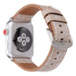 Frerndorf | Für Apple Watch Ultra 49mm&Watch Ultra 2 49mm / Series 10 46mm / 9&8&7 45mm / SE 3&SE 2&6&SE&5&4 44mm / 3&2&1 42mm Einfaches Mode Echtleder Cowboy-Muster Uhrband (Hellgrau)