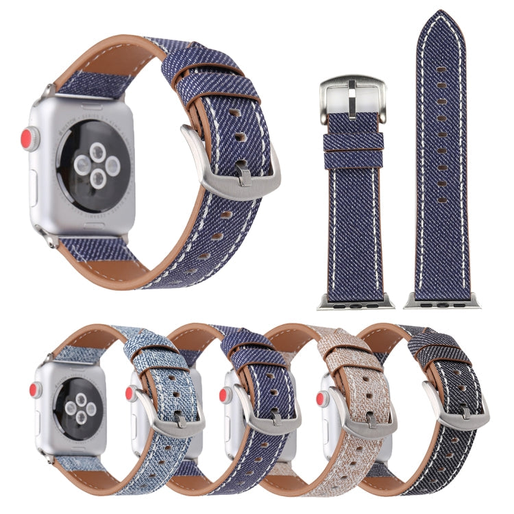 Frerndorf | Für Apple Watch Ultra 49mm&Watch Ultra 2 49mm / Series 10 46mm / 9&8&7 45mm / SE 3&SE 2&6&SE&5&4 44mm / 3&2&1 42mm Einfaches Mode Echtleder Cowboy-Muster Uhrband (Hellgrau)