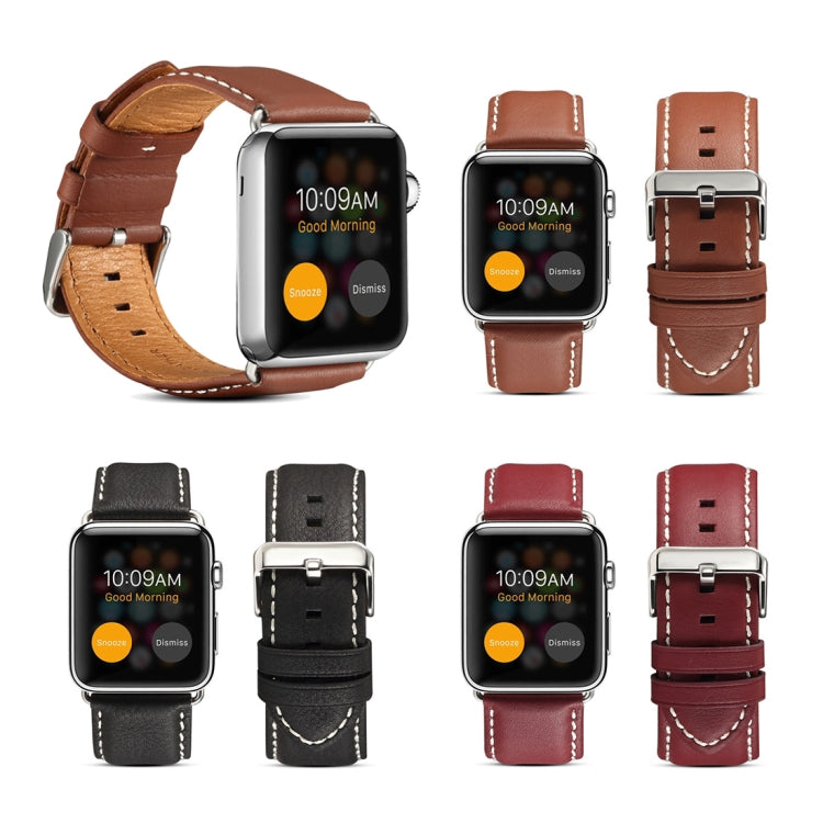 Frendorf | Denior Umwelt Luxus Auto Uhr Leder Uhr Band für Apple Watch Series 7 45mm / 6 & SE & 5 & 4 44mm / 3 & 2 & 1 42mm (Schwarz)