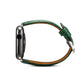 Frendorf | Denior Krokodil Grain Uhr Cowhide Leder Uhr Band für Apple Watch Series 7 41mm / 6 & SE & 5 & 4 40mm / 3 & 2 & 1 38mm (Grün)