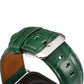 Frendorf | Denior Krokodil Grain Uhr Cowhide Leder Uhr Band für Apple Watch Series 7 41mm / 6 & SE & 5 & 4 40mm / 3 & 2 & 1 38mm (Grün)