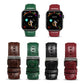 Frendorf | Denior Krokodil Grain Uhr Cowhide Leder Uhr Band für Apple Watch Series 7 41mm / 6 & SE & 5 & 4 40mm / 3 & 2 & 1 38mm (Grün)