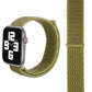 Frendorf | Für Apple Watch 42mm / 41mm / 40mm / 38mm Einfaches Mode-Nylon-Uhrenarmband mit Zauberstab (Dunkelgrün)