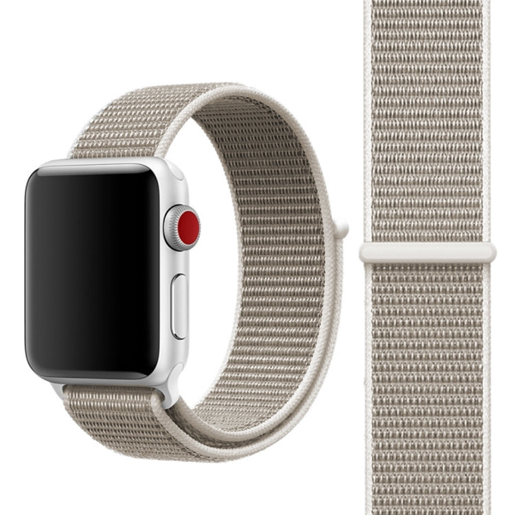 Frendorf | Für Apple Watch 42mm / 41mm / 40mm / 38mm Einfaches Mode Nylon-Uhrenarmband mit Magic Stick (Hellgrau)