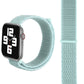 Frendorf | Für Apple Watch 42mm / 41mm / 40mm / 38mm Einfaches Modenylon-Uhrenarmband mit Zauberstab (Minzgrün)