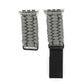 Frerndorf | Magic Paste Echtes Leder Regenschirm Seil Nylon Handgelenk Uhr Band mit Edelstahl Schnalle für Apple Watch Ultra 49mm&Watch Ultra 2 49mm / Series 10 46mm / 9&8&7 45mm / SE 3&SE 2&6&SE&5&4 44mm / 3&2&1 42mm(Grau)