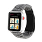 Frerndorf | Magic Paste Echtes Leder Regenschirm Seil Nylon Handgelenk Uhr Band mit Edelstahl Schnalle für Apple Watch Ultra 49mm&Watch Ultra 2 49mm / Series 10 46mm / 9&8&7 45mm / SE 3&SE 2&6&SE&5&4 44mm / 3&2&1 42mm(Grau)