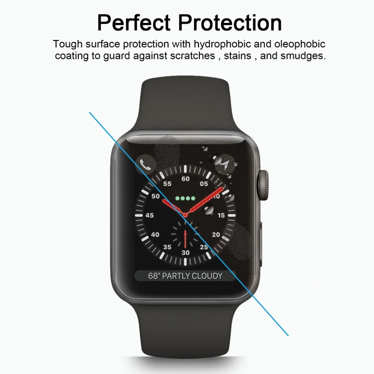 Frendorf | 2 PCS ENKAY Hat-Prince für Apple Watch 42 mm 0,2 mm 9H Oberflächenhärte 2,15D explosionsgeschütztes gehärtetes Glas Bildschirmschutzfolie
