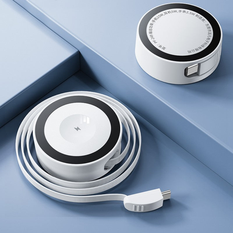 Frendorf | 3-in-1 tragbares magnetisches kabelloses Ladegerät