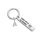 Frendorf | Freche & Lustige Schlüsselanhänger/Charm Pärchen Schlüsselring mit Buchstabenanhänger