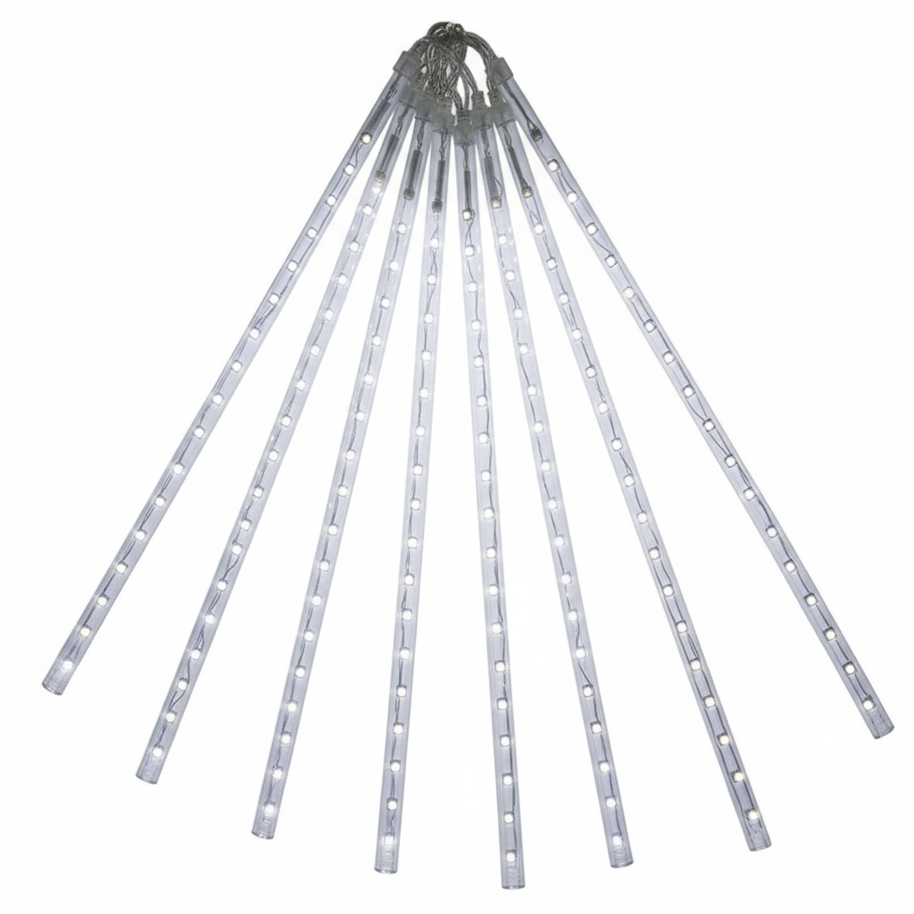 Frendorf | Meteorregen LED Lichterkette | Weihnachtsbeleuchtung Außen