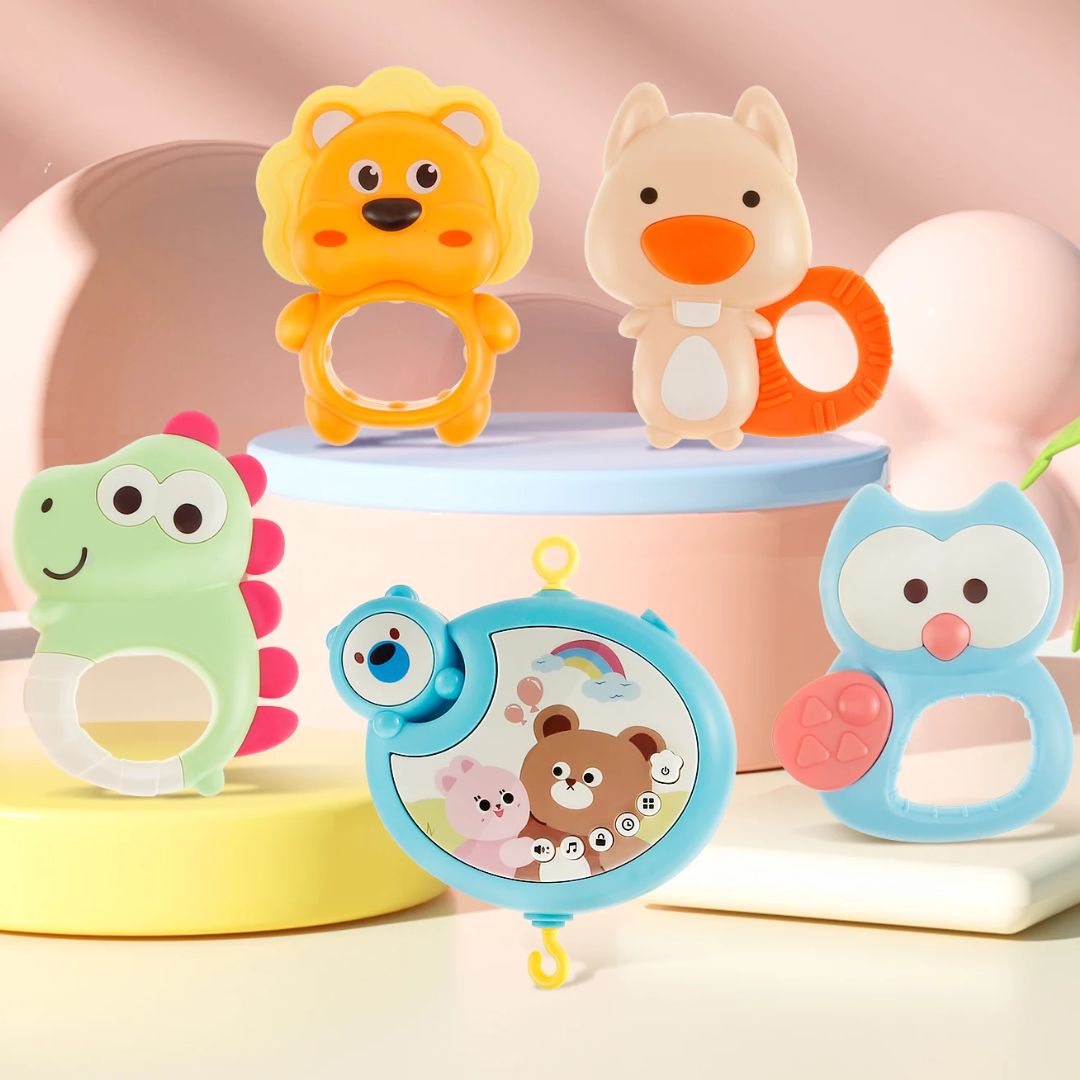 Frendorf | Babykrippe Musik Mobile Rassel Spielzeug