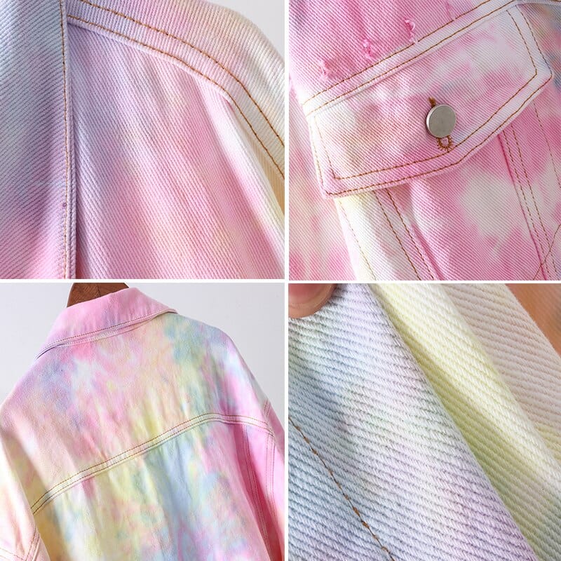 Frendorf | Aadya Rainbow Denim Jacke