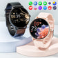 Frendorf | Neue 1,39'' Slim Touchscreen IP67 Wasserdichter Fitness Tracker Sport Smartwatch für Frauen