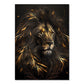 Abstrakt Schwarz Gold Tier Leinwandmalerei Eule Tiger Löwe Wolf Adler Zebra Stier Poster Wandkunst Bilder für Raum Wohnkultur