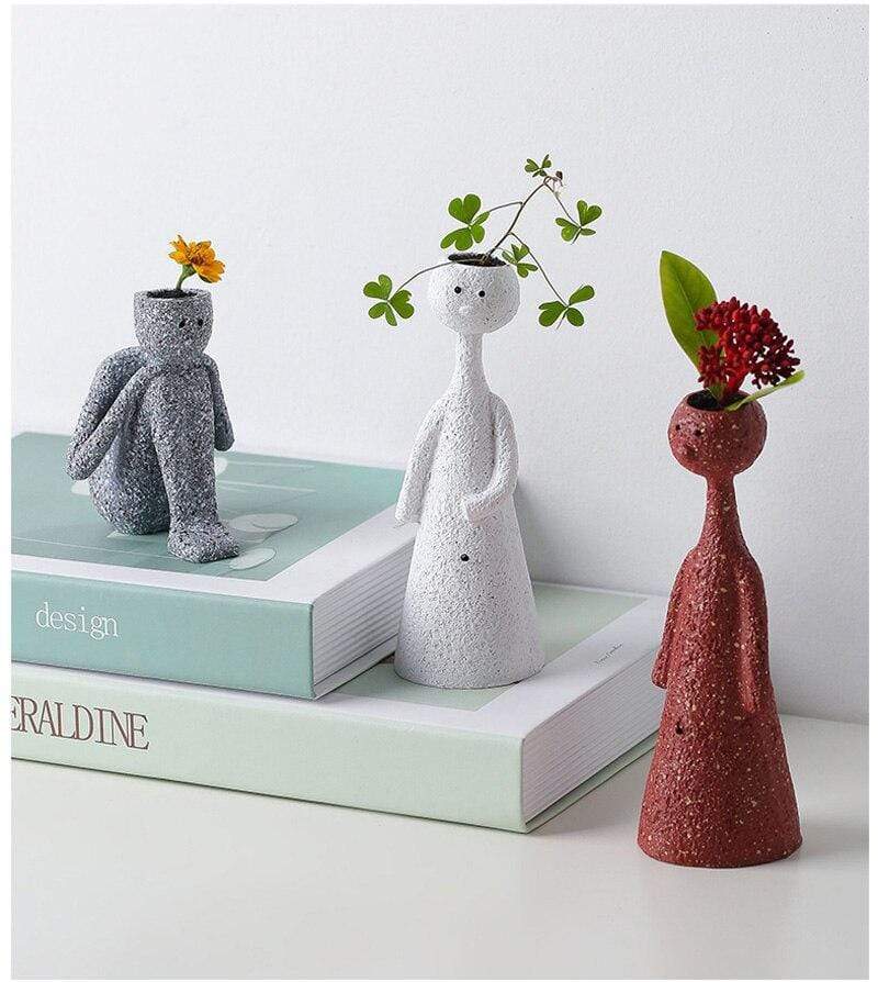 Frendorf | Abstrakte Charakter Miniaturfiguren Vase