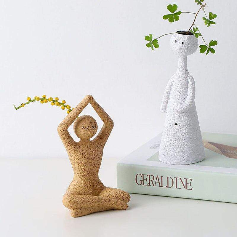 Frendorf | Abstrakte Charakter Miniaturfiguren Vase