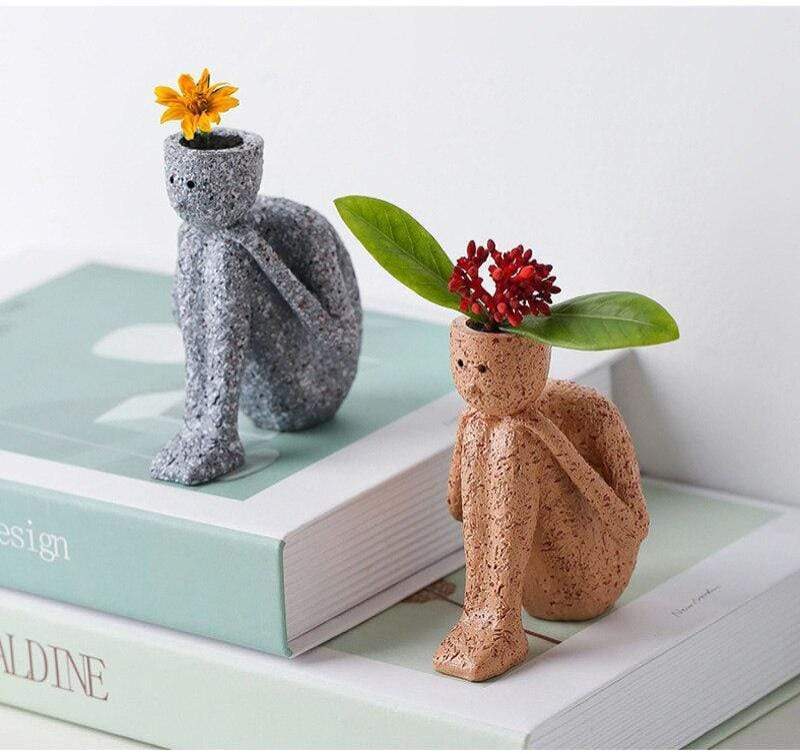 Frendorf | Abstrakte Charakter Miniaturfiguren Vase