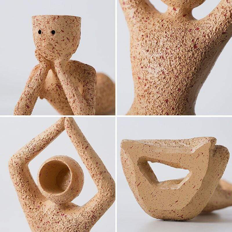 Frendorf | Abstrakte Charakter Miniaturfiguren Vase