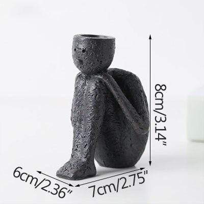 Frendorf | Abstrakte Charakter Miniaturfiguren Vase